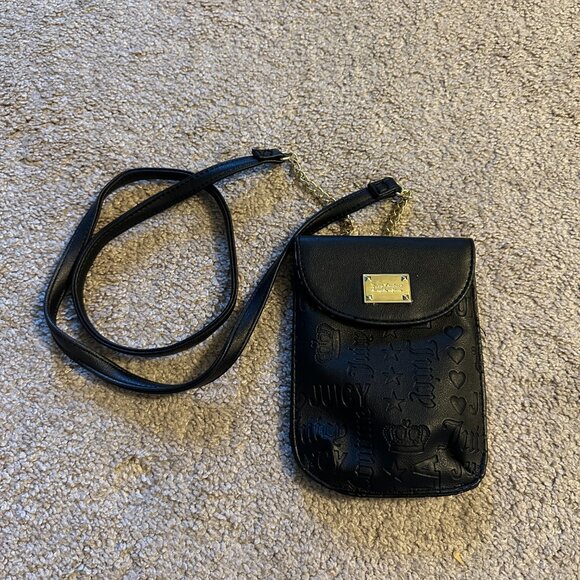 Juicy Couture Cellie Purse Crossbody Black - Picture 14 of 16